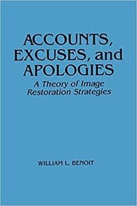 Benoit, William. L. (1995). Accounts, excuses, and apologies